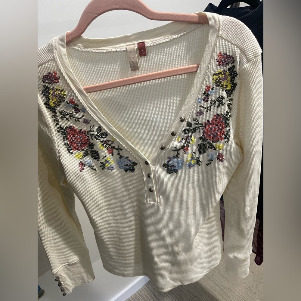 Thermal Henley from Anthro- Pelcro